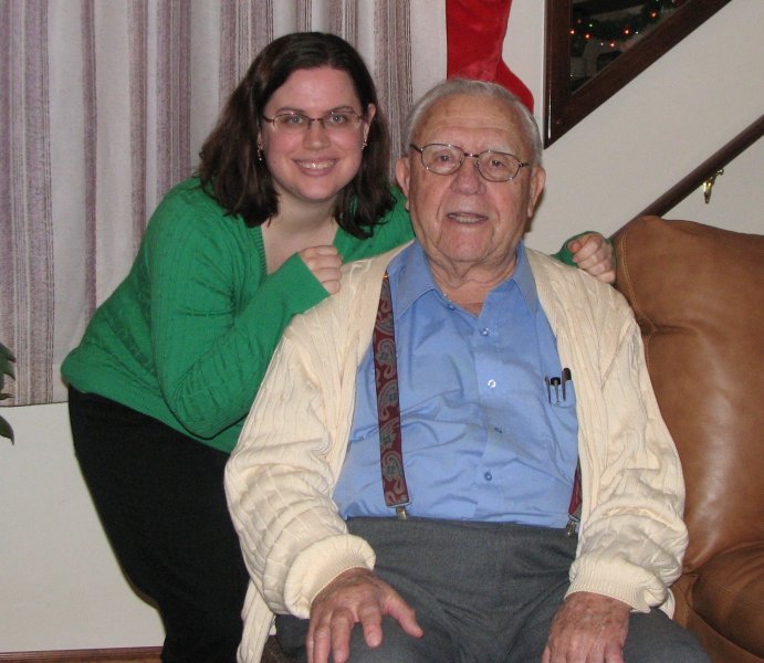 Megan and Grandpa